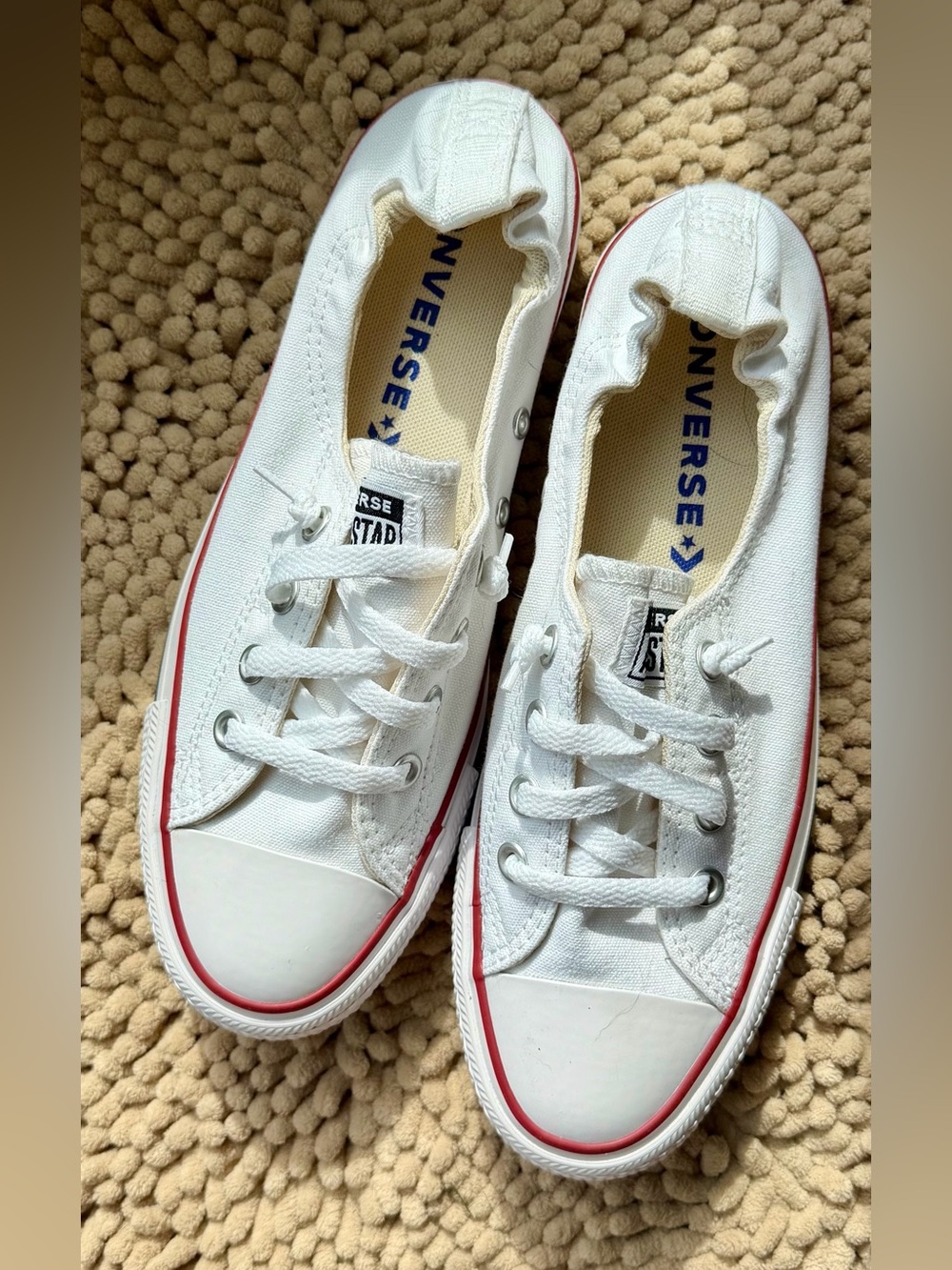 NWOT Converse Chuck Taylor Slip-On Sneakers White - Size 8.5